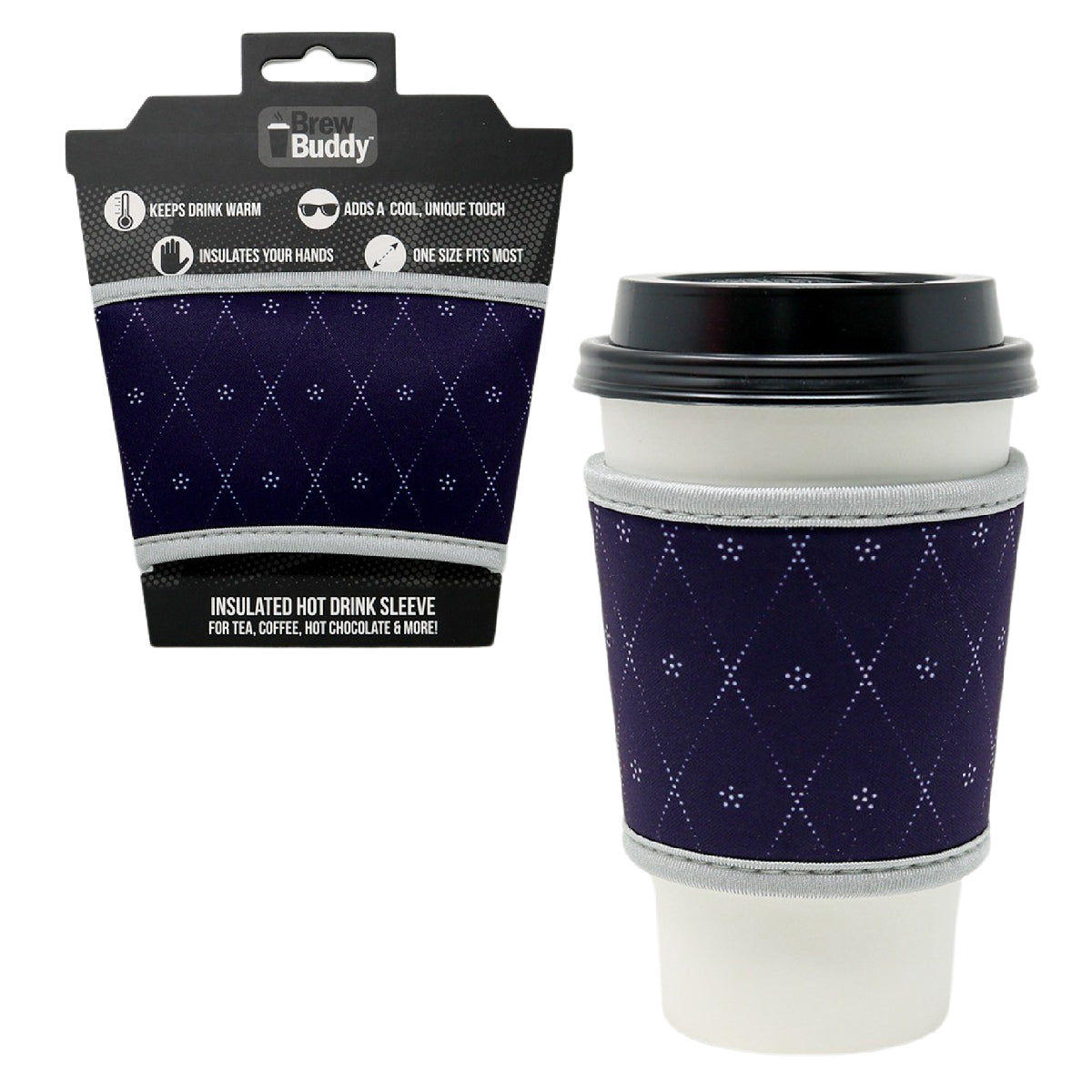 Insulated Iced Coffee & Drink Sleeve - Paws - Brew Buddy Neoprene –  shopbrewbuddy
