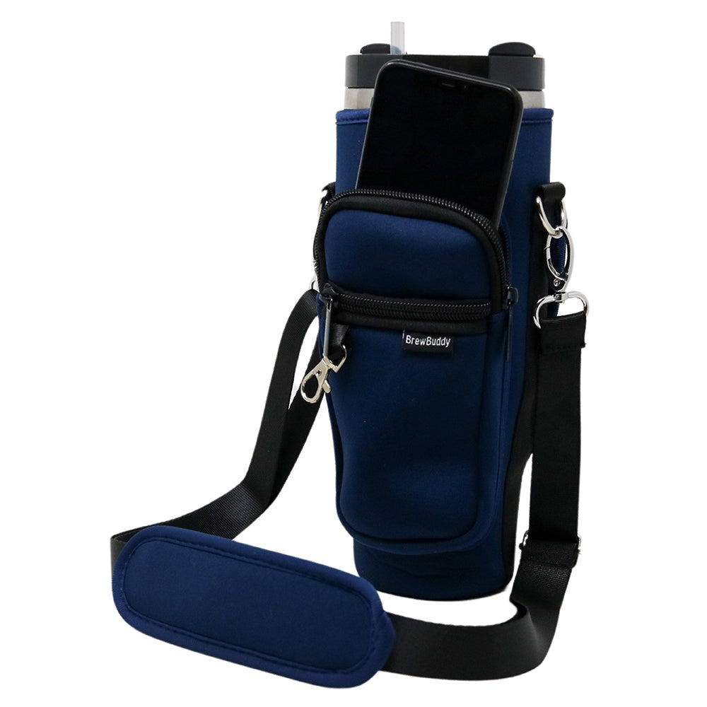 Tumbler Crossbody Holder Sling Bag | Navy Blue