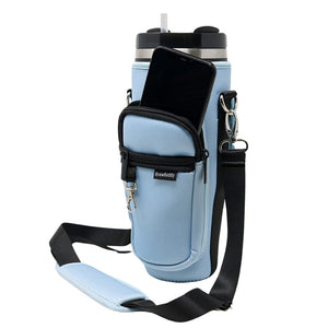 Tumbler Crossbody Holder Sling Bag | Light Blue