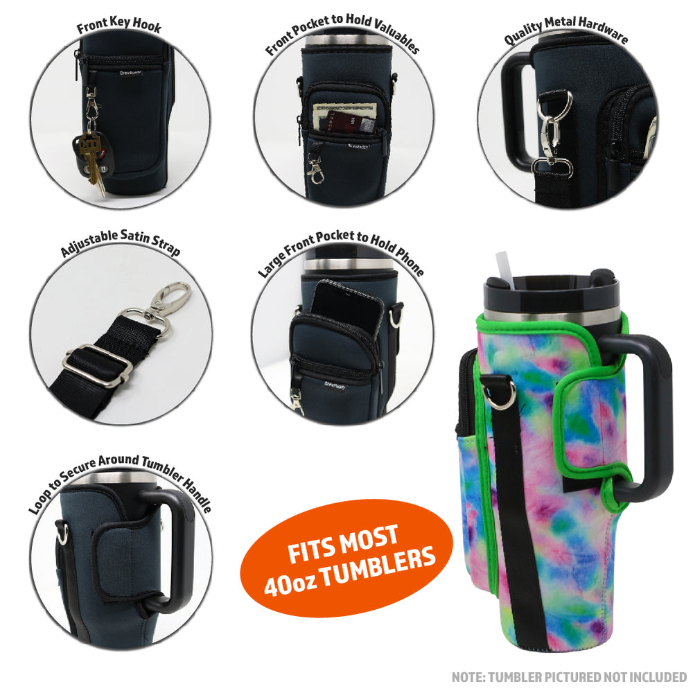 
            
                Load image into Gallery viewer, Tumbler Crossbody Holder Sling Bag | Tie Dye
            
        