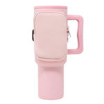 Tumbler Zippered Carry Pouch | Light Pink