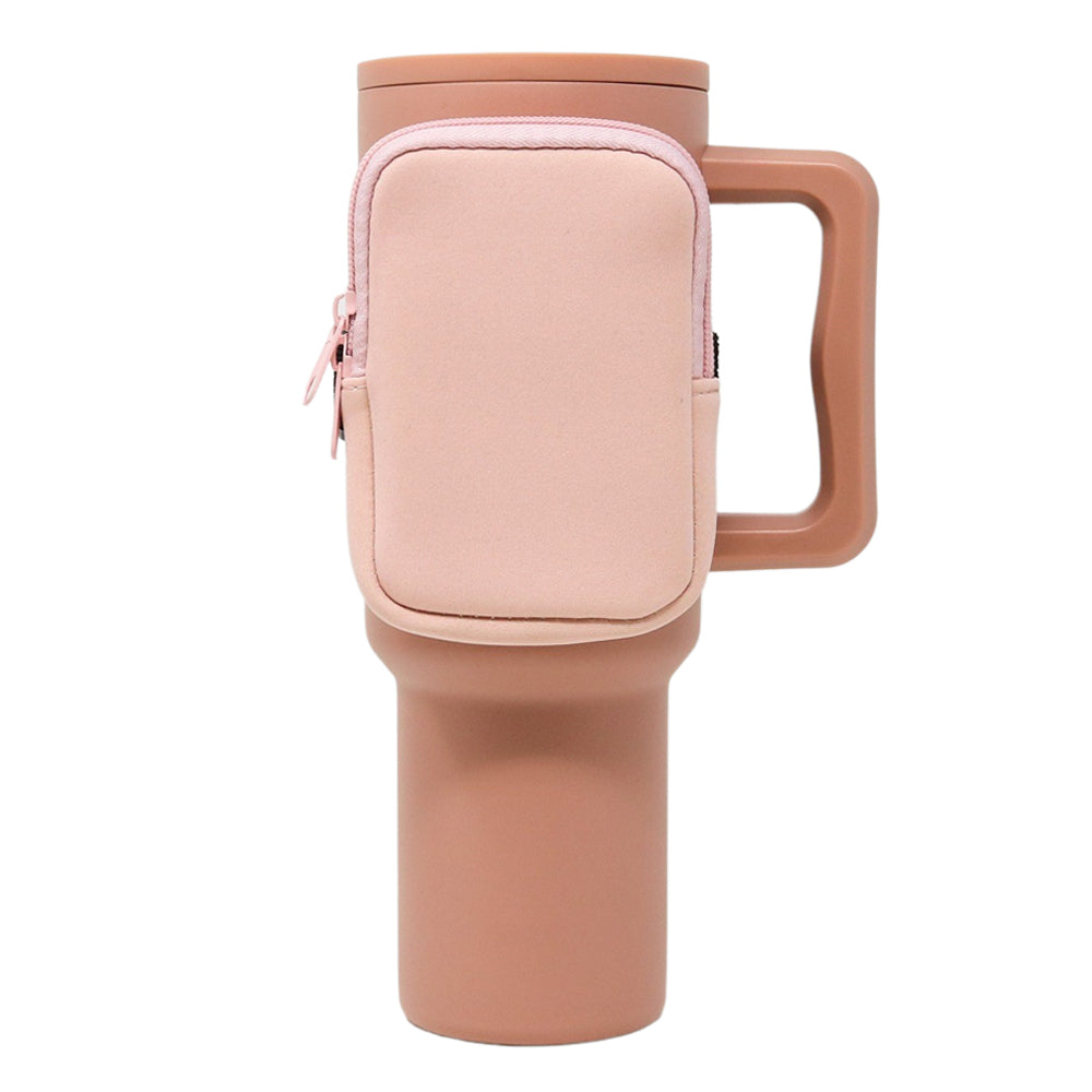 Tumbler Zippered Carry Pouch | Beige