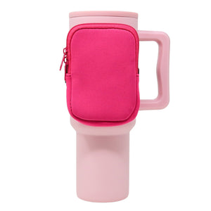 
            
                Load image into Gallery viewer, Tumbler Zippered Carry Pouch | Hot Pink
            
        