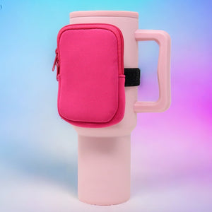 Tumbler Zippered Carry Pouch | Hot Pink