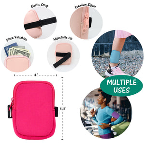 
            
                Load image into Gallery viewer, Tumbler Zippered Carry Pouch | Hot Pink
            
        