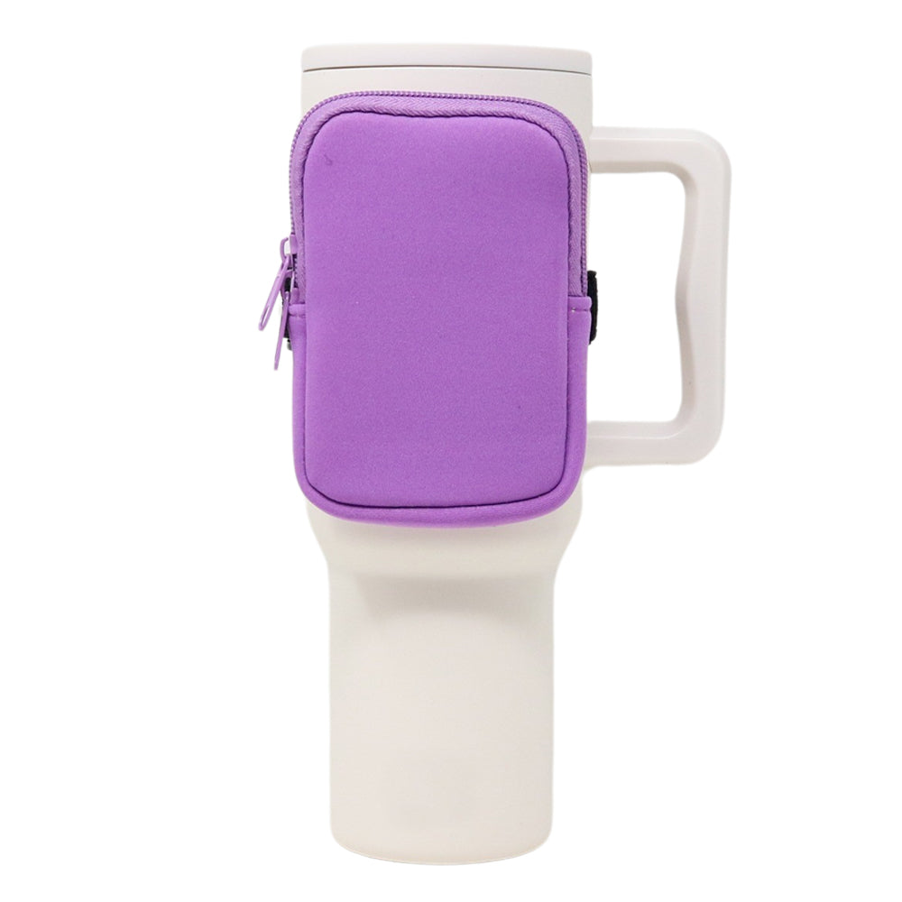 Tumbler Zippered Carry Pouch | Purple