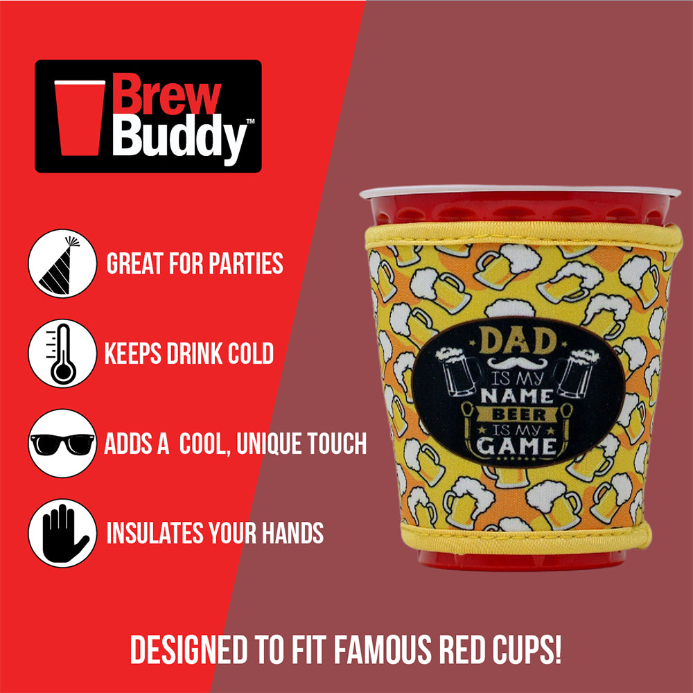 Insulated Iced Coffee & Drink Sleeve - Paws - Brew Buddy Neoprene –  shopbrewbuddy