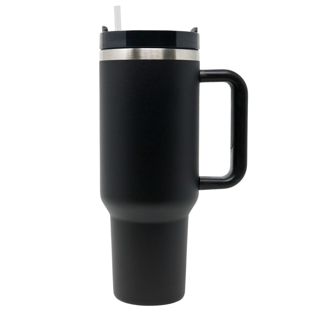 
            
                Load image into Gallery viewer, 40oz Stainless Steel Insulated Mega Tumbler | Black
            
        