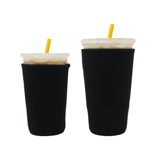 Insulated Iced Coffee & Drink Sleeve - Black