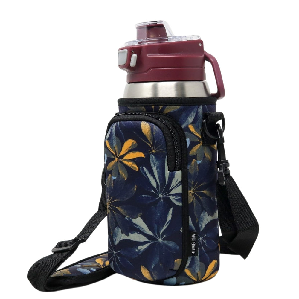 Cross Body Bag Bottle Holder | Botanical