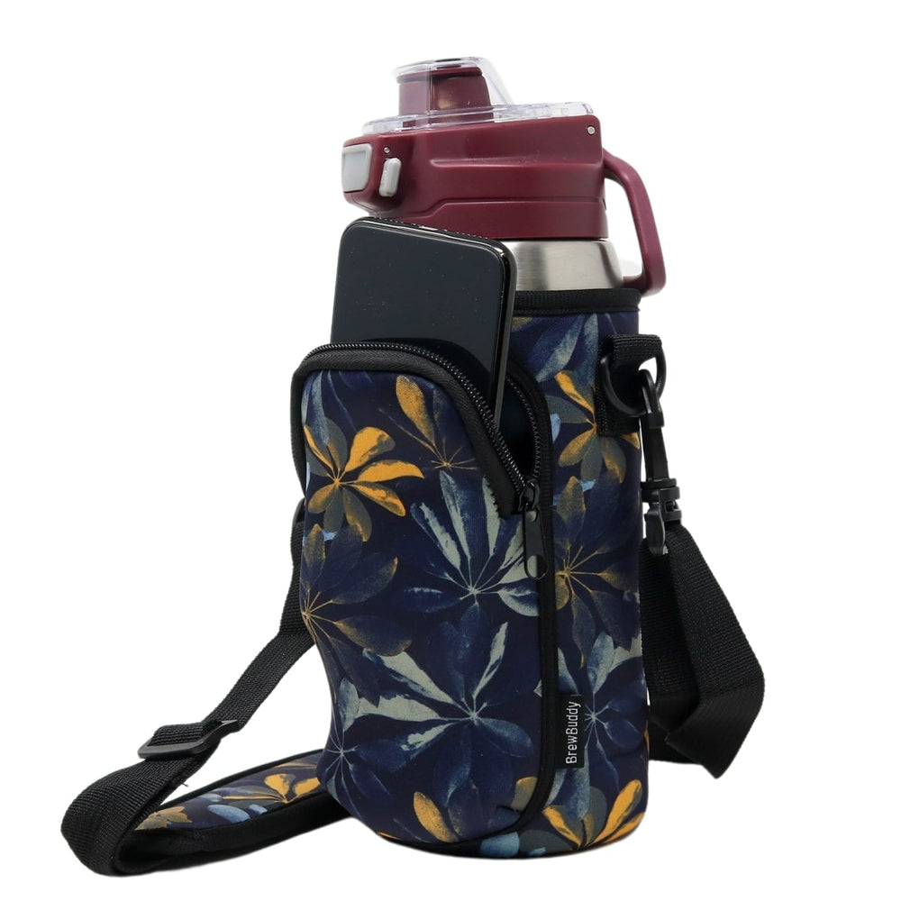 Cross Body Bag Bottle Holder | Botanical