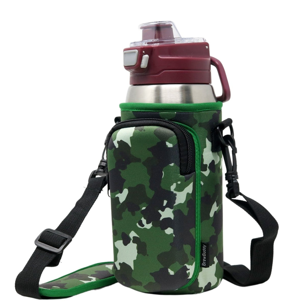 Cross Body Bag Bottle Holder | Camo