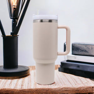 40oz Stainless Steel Insulated Mega Tumbler | Light Pink