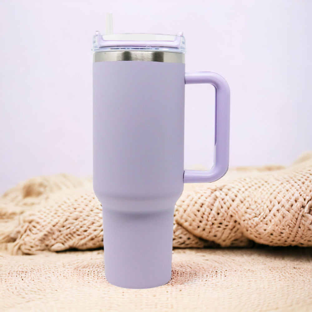 40oz Stainless Steel Insulated Mega Tumbler | Light Purple