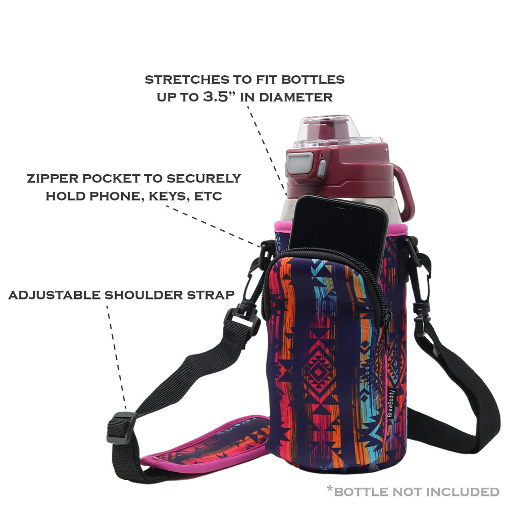 Cross Body Bag Bottle Holder | Navajo