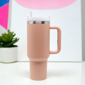 40oz Stainless Steel Insulated Mega Tumbler | Pink