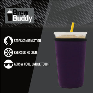 Insulated Iced Coffee & Drink Sleeve - Purple