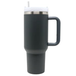 40oz Stainless Steel Insulated Mega Tumbler | Steel Grey