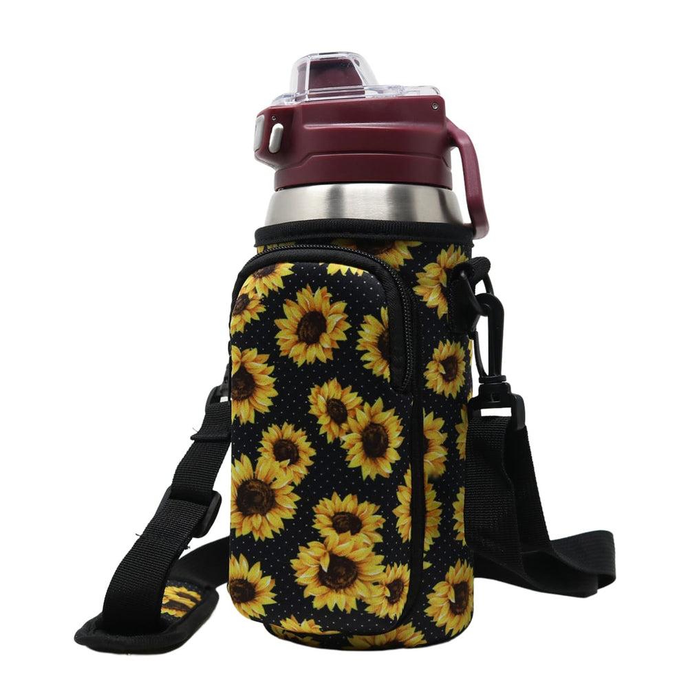 Cross Body Bag Bottle Holder | Sunflower