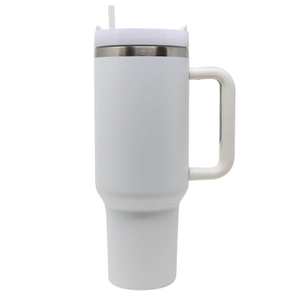 40oz Stainless Steel Insulated Mega Tumbler | White