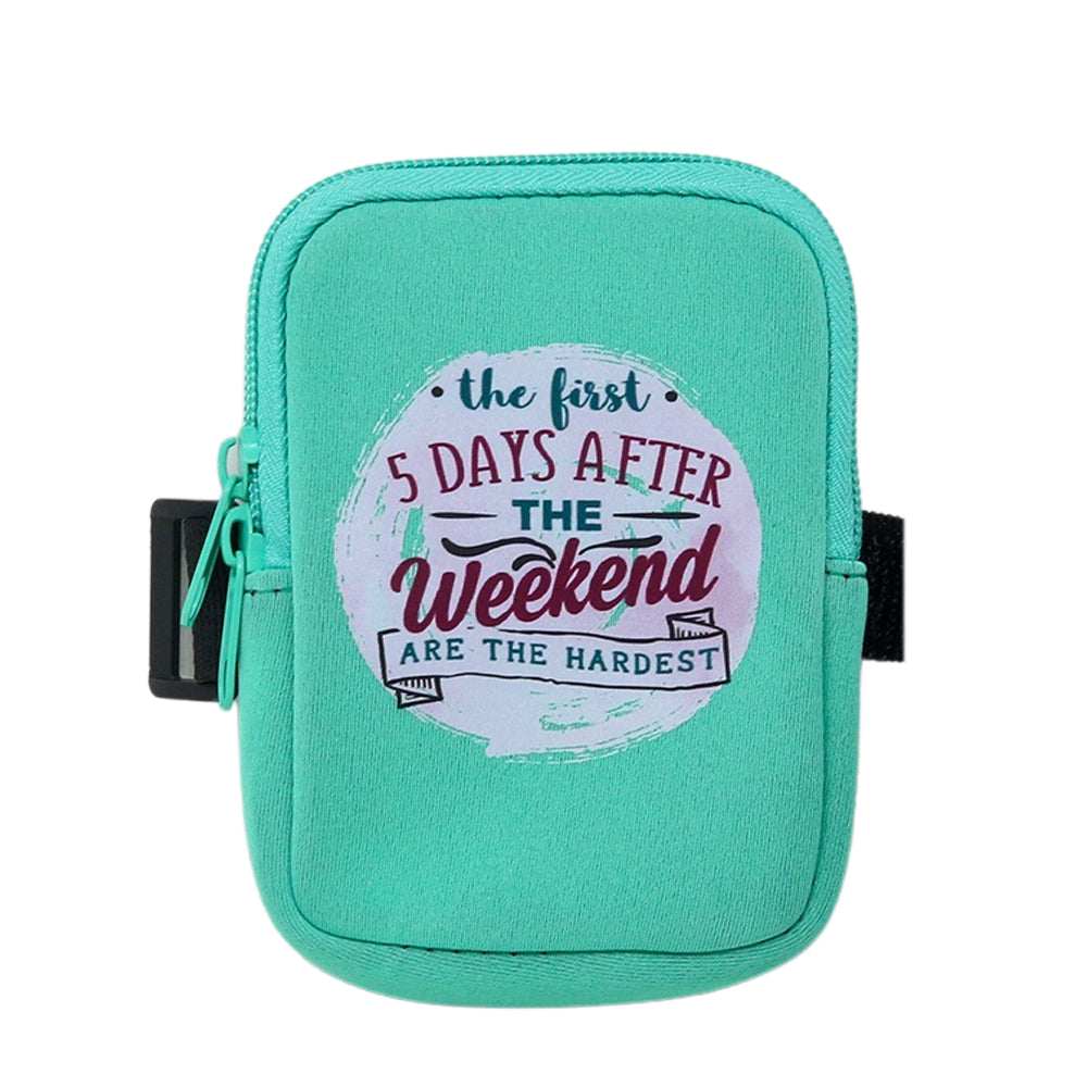 
            
                Load image into Gallery viewer, Tumbler Zippered Carry Pouch | First 5 Days After Weekend Are the Hardest
            
        