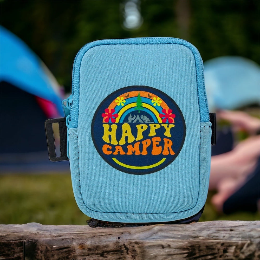 Tumbler Zippered Carry Pouch | Happy Camper