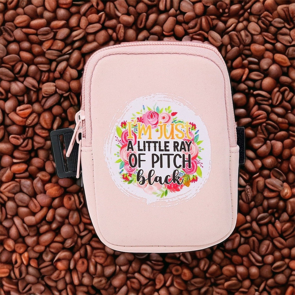 
            
                Load image into Gallery viewer, Tumbler Zippered Carry Pouch | Little Ray of Pitch Black
            
        