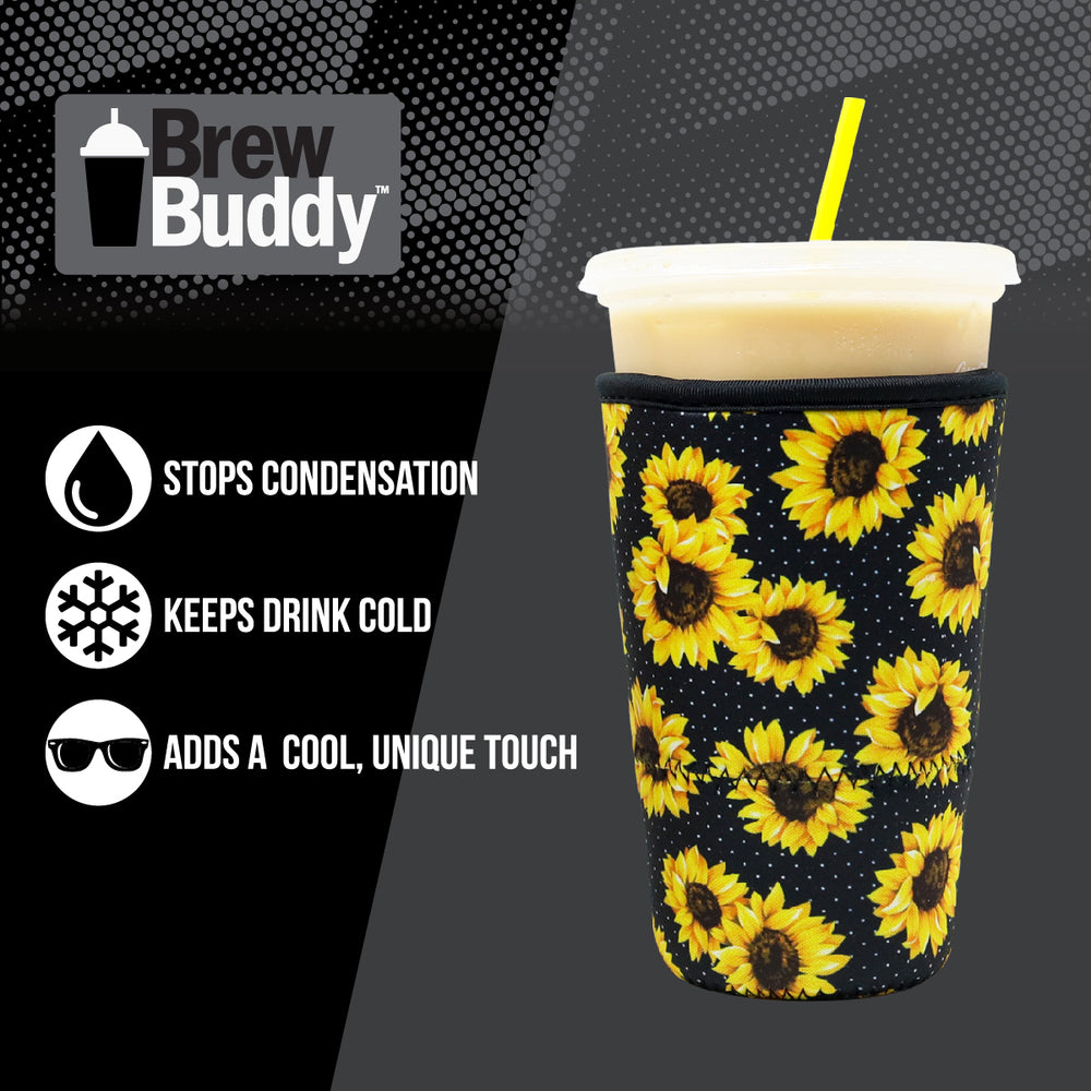 Hot Coffee Insulated Drink Sleeve  Blue Buffalo Plaid - Brew Buddy  Neoprene – shopbrewbuddy