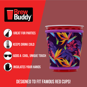 Thermal neoprene insulated red solo cup sleeve.