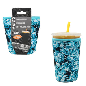 Insulated Iced Coffee & Drink Sleeve - Peony