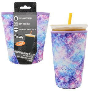 Insulated Iced Coffee & Drink Sleeve - Mermaid