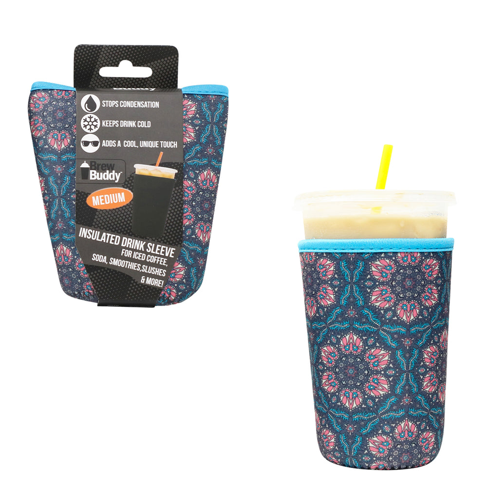 Insulated Iced Coffee & Drink Sleeve - Boho - Brew Buddy Neoprene –  shopbrewbuddy