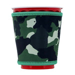 Thermal neoprene insulated red solo cup sleeve.