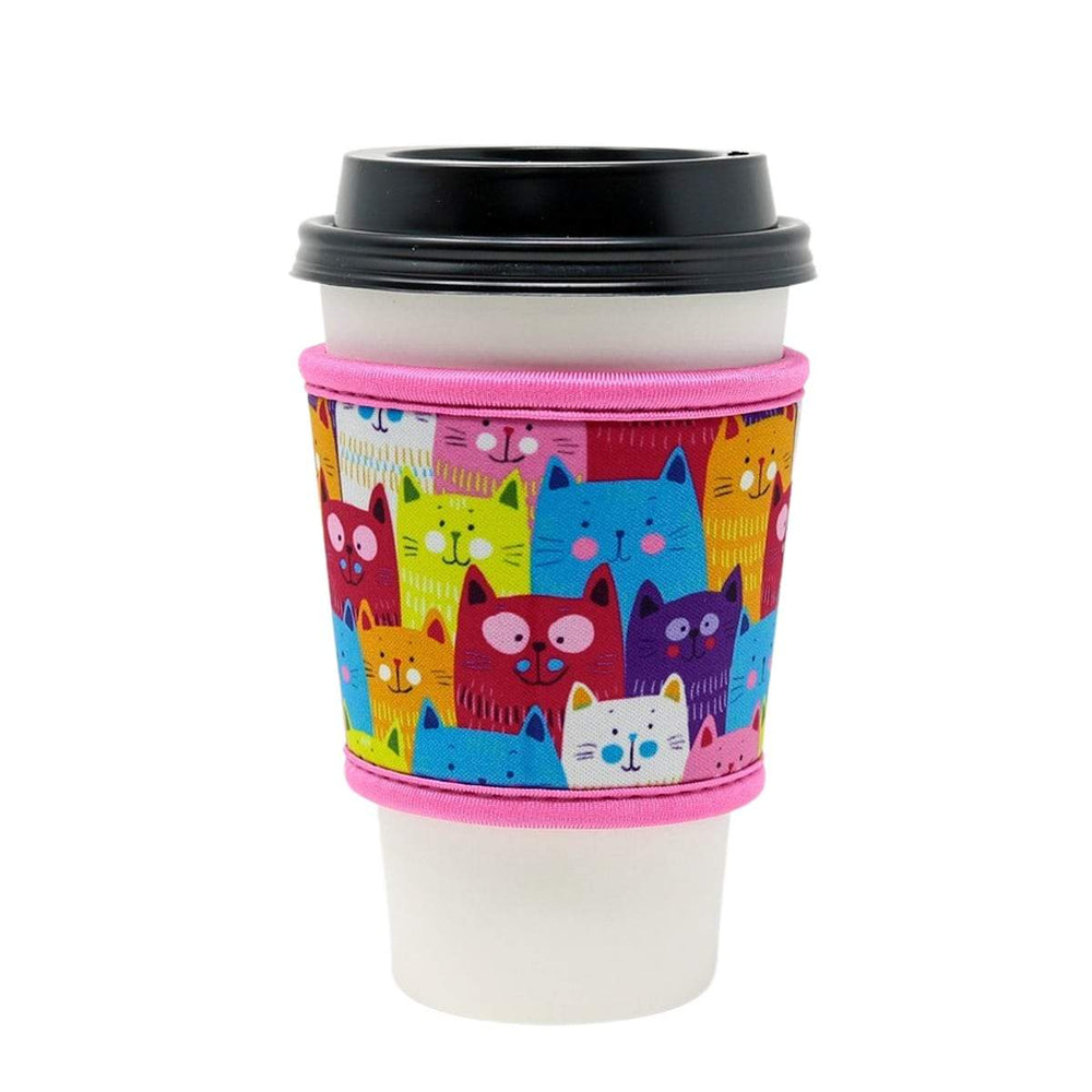 Thermal insulated coffee cup hot sleeve used for Starbucks, McDonalds, and more.