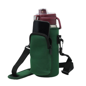 Cross Body Bag Bottle Holder | Dark Green