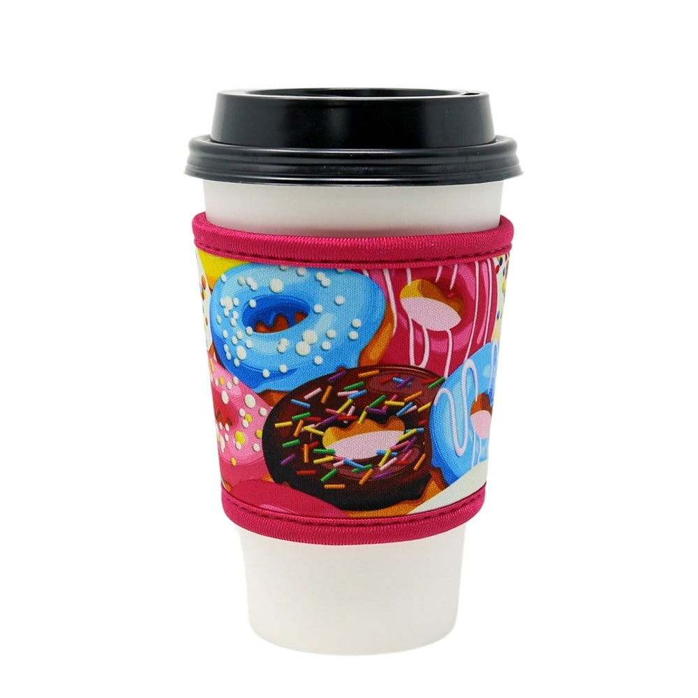 Thermal insulated coffee cup hot sleeve used for Starbucks, McDonalds, and more.