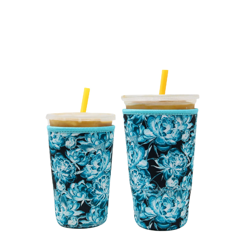 Kiatoras Reusable Iced Coffee Sleeve Neoprene Cup Sleeves for Cold
