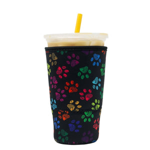 Insulated Iced Coffee & Drink Sleeve - Paws