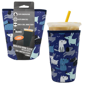 Insulated Iced Coffee & Drink Sleeve - Perfect Puppies