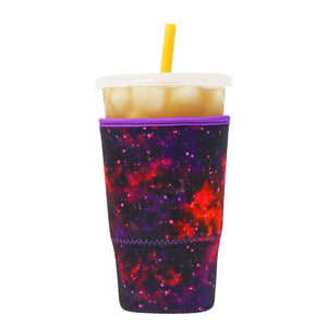 Reusable thermal insulated iced coffee cup sleeve made from high quality neoprene used for drinks from Starbucks, McDonalds, Dunkin' Donuts, and more. 