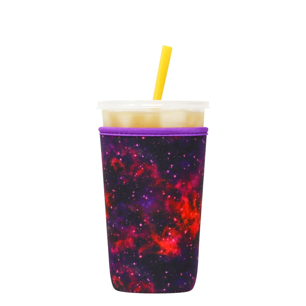 Reusable thermal insulated iced coffee cup sleeve made from high quality neoprene used for drinks from Starbucks, McDonalds, Dunkin' Donuts, and more. 