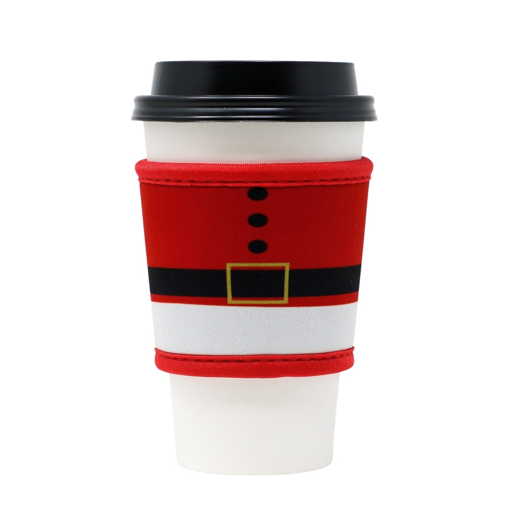 Reusable thermal insulated coffee cup hot sleeve made from high quality neoprene used for drinks from Starbucks, McDonalds, Dunkin' Donuts, and more. 