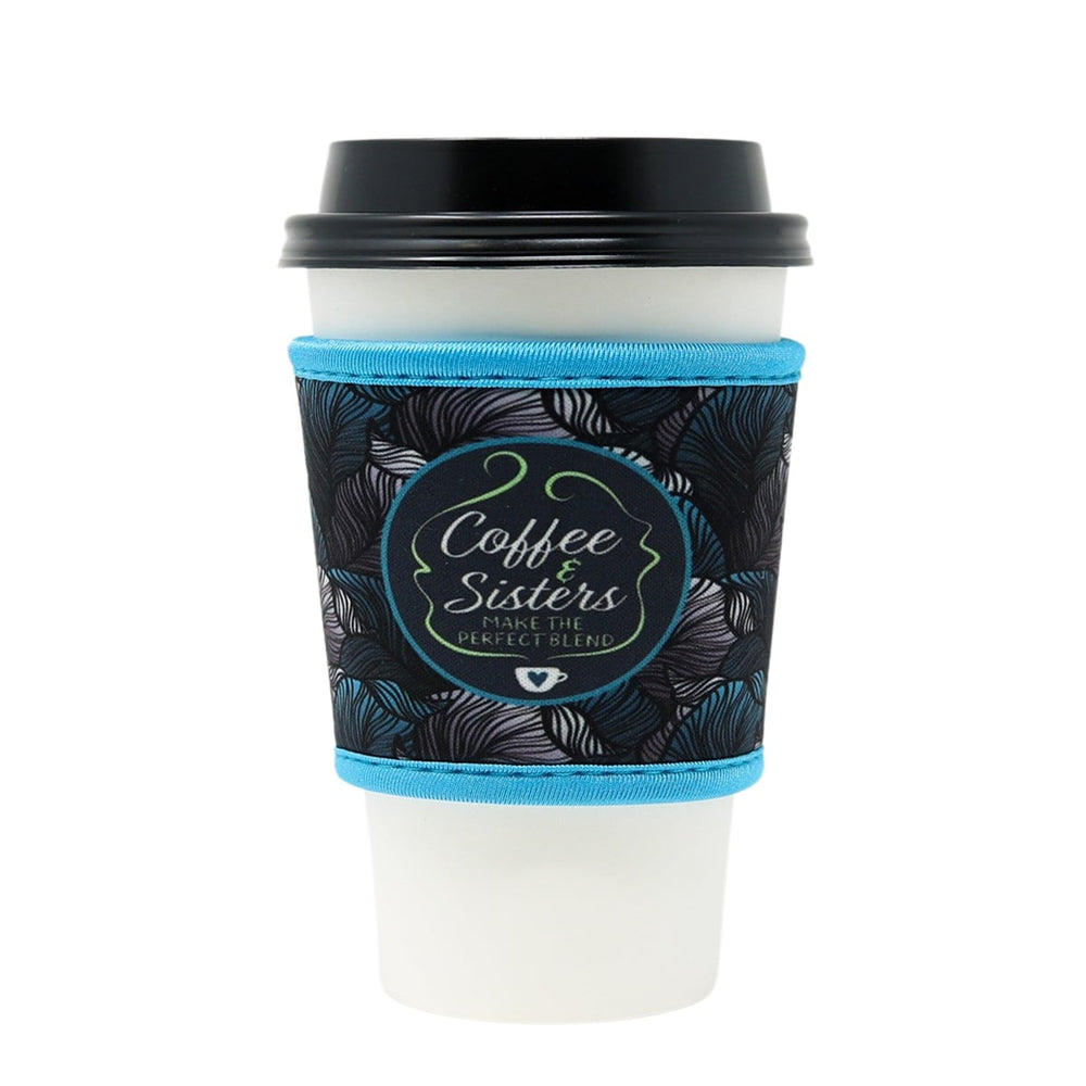 Reusable thermal insulated coffee cup hot sleeve made from high quality neoprene used for drinks from Starbucks, McDonalds, Dunkin' Donuts, and more. 