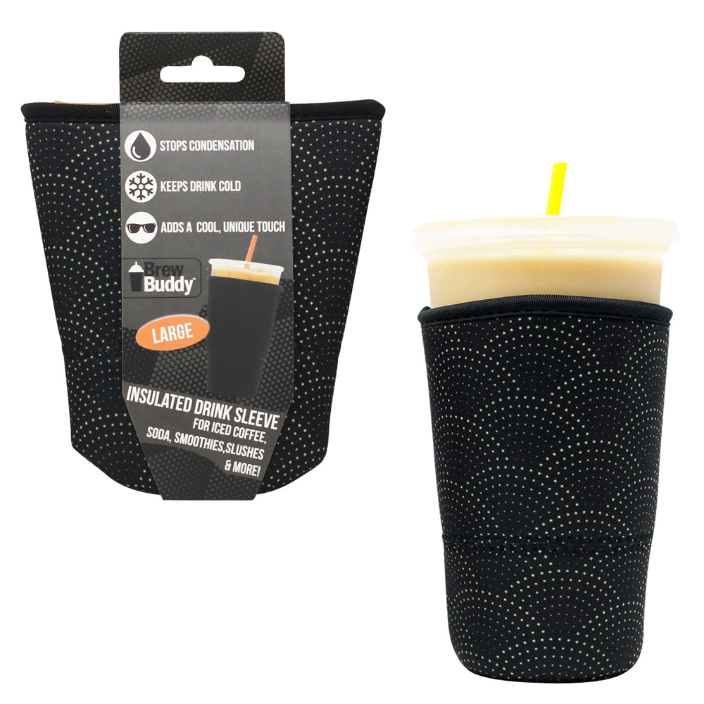 Reusable thermal insulated iced coffee cup sleeve. javasok koverz and java sok sleeves for drinks from Starbucks, McDonalds, Dunkin' Donuts, and more. 