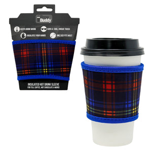 Reusable thermal insulated coffee cup hot sleeve made from high quality neoprene used for drinks from Starbucks, McDonalds, Dunkin' Donuts, and more. 