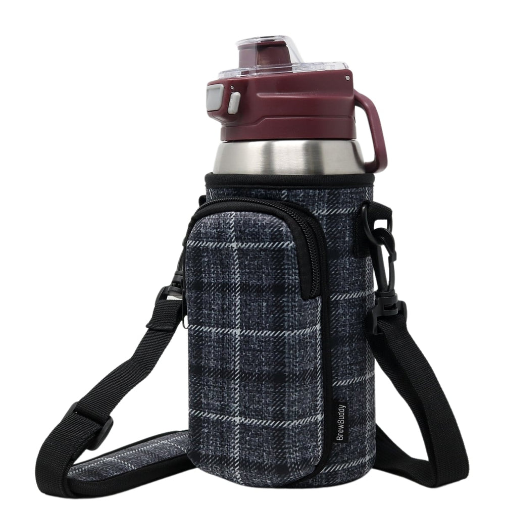 
            
                Load image into Gallery viewer, Cross Body Bag Bottle Holder | Wool Sweater
            
        